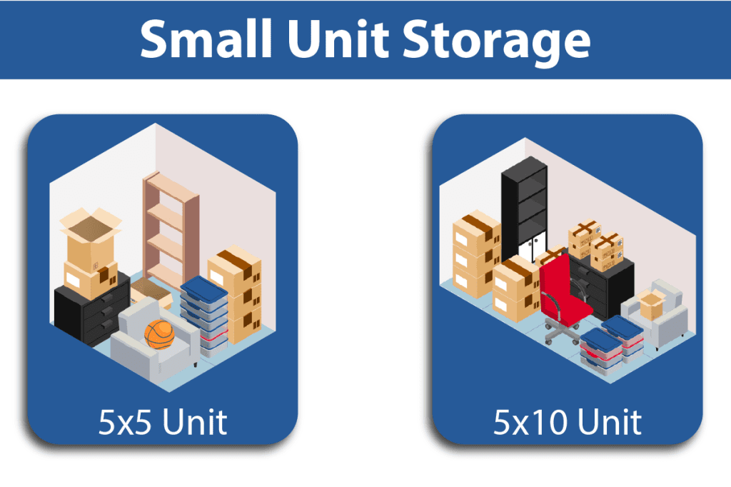Small storage units